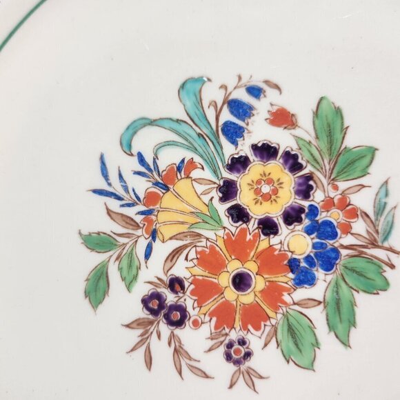 Vintage Mintons Marlow Floral Plates Set of 5 Standard 9" Dinner Plate - Picture 11 of 14